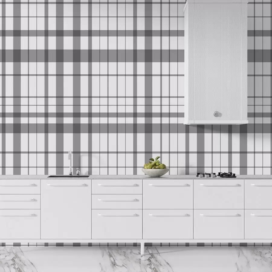 Murales de pared Diseño minimalista a cuadros con líneas finas y grises oscuras sobre fondo blanco, precisión geométrica w02852 murales de pared Diseño minimalista a cuadros con líneas finas y grises oscuras sobre fondo blanco, precisión geométrica w02852