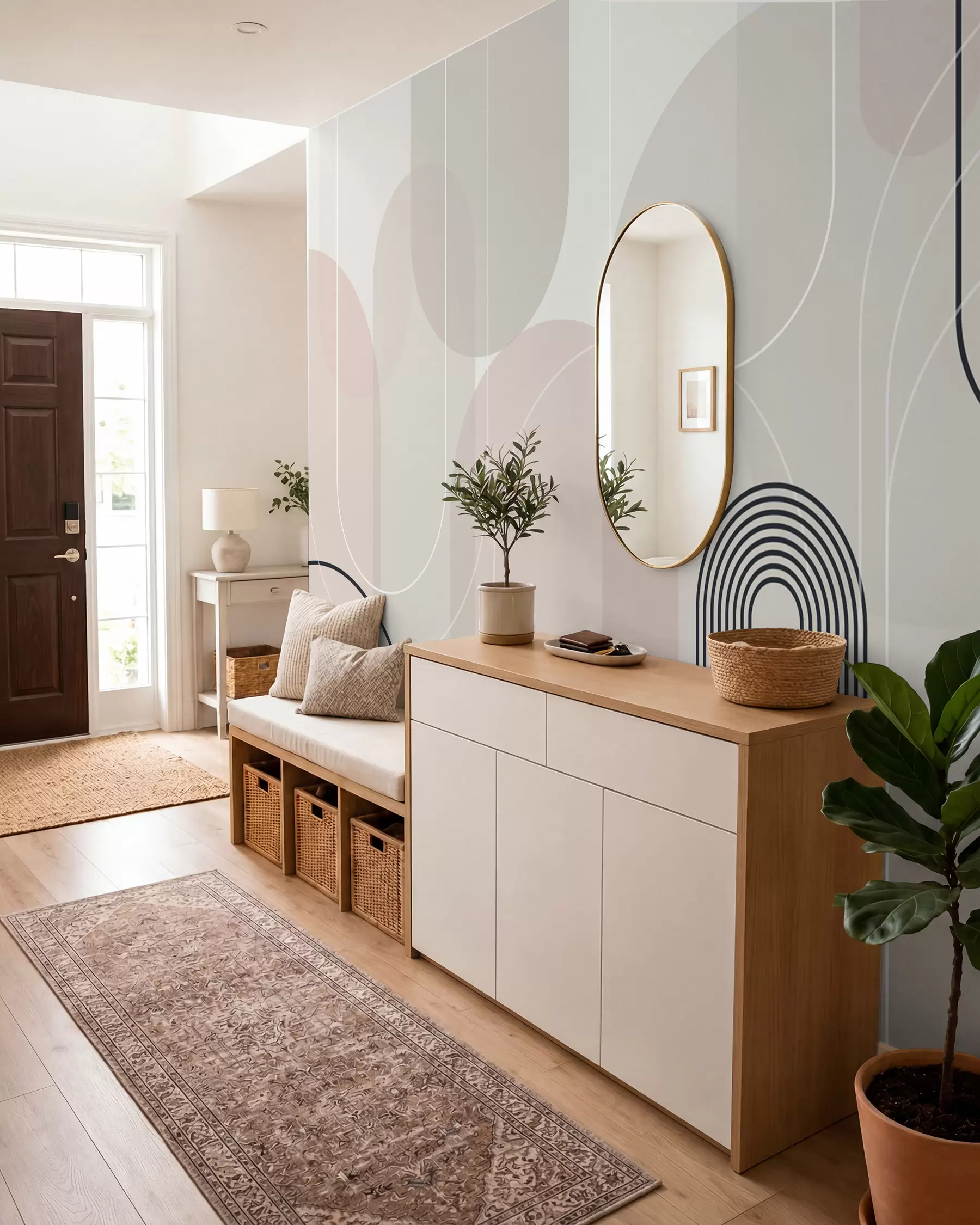 murales de pared Elegantes arcos minimalistas w02826