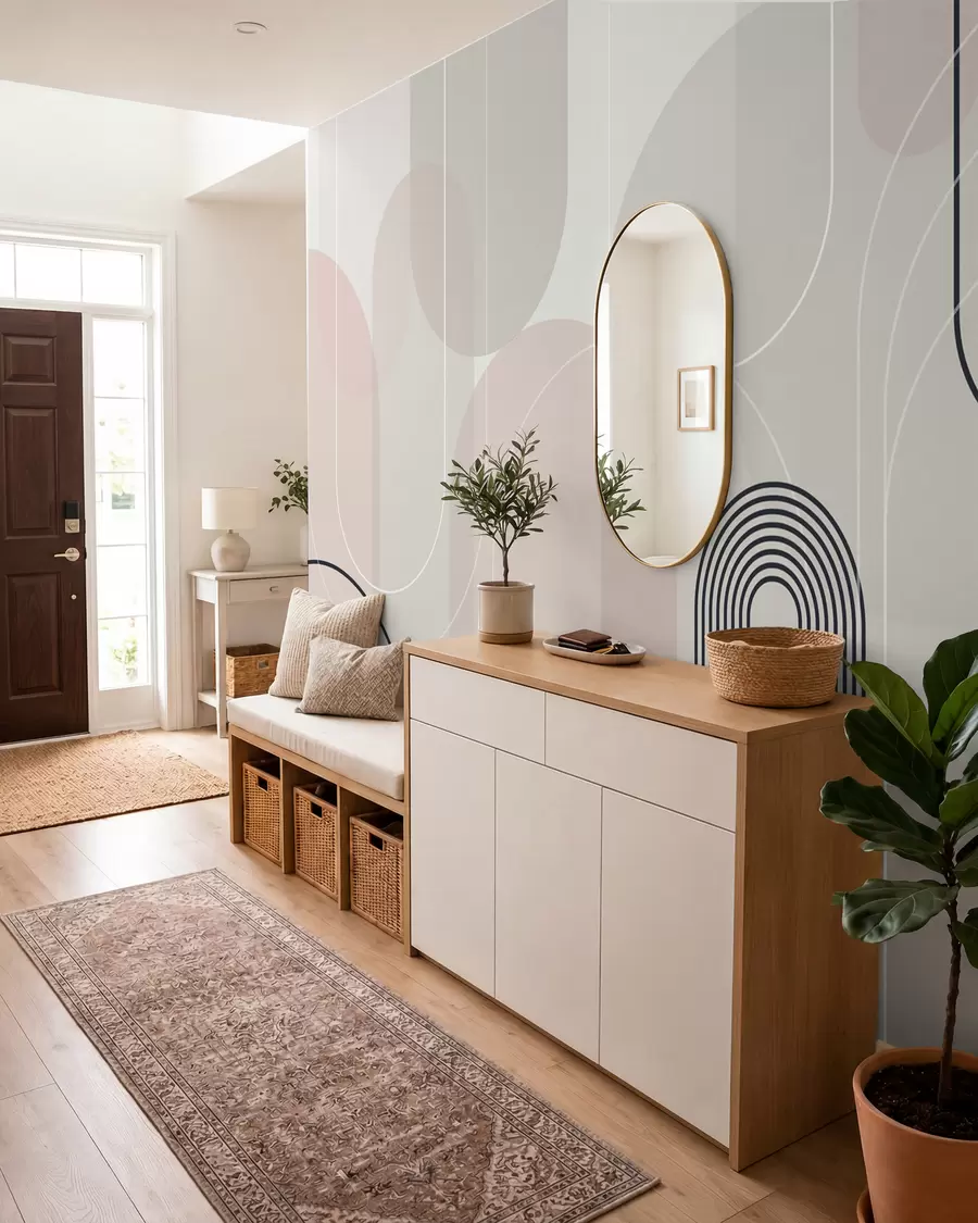 murales de pared Elegantes arcos minimalistas w02826