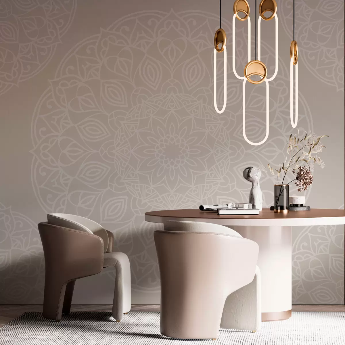 Murales de pared Elegante geometría mandala w02832v1 murales de pared Elegante geometría mandala w02832v1