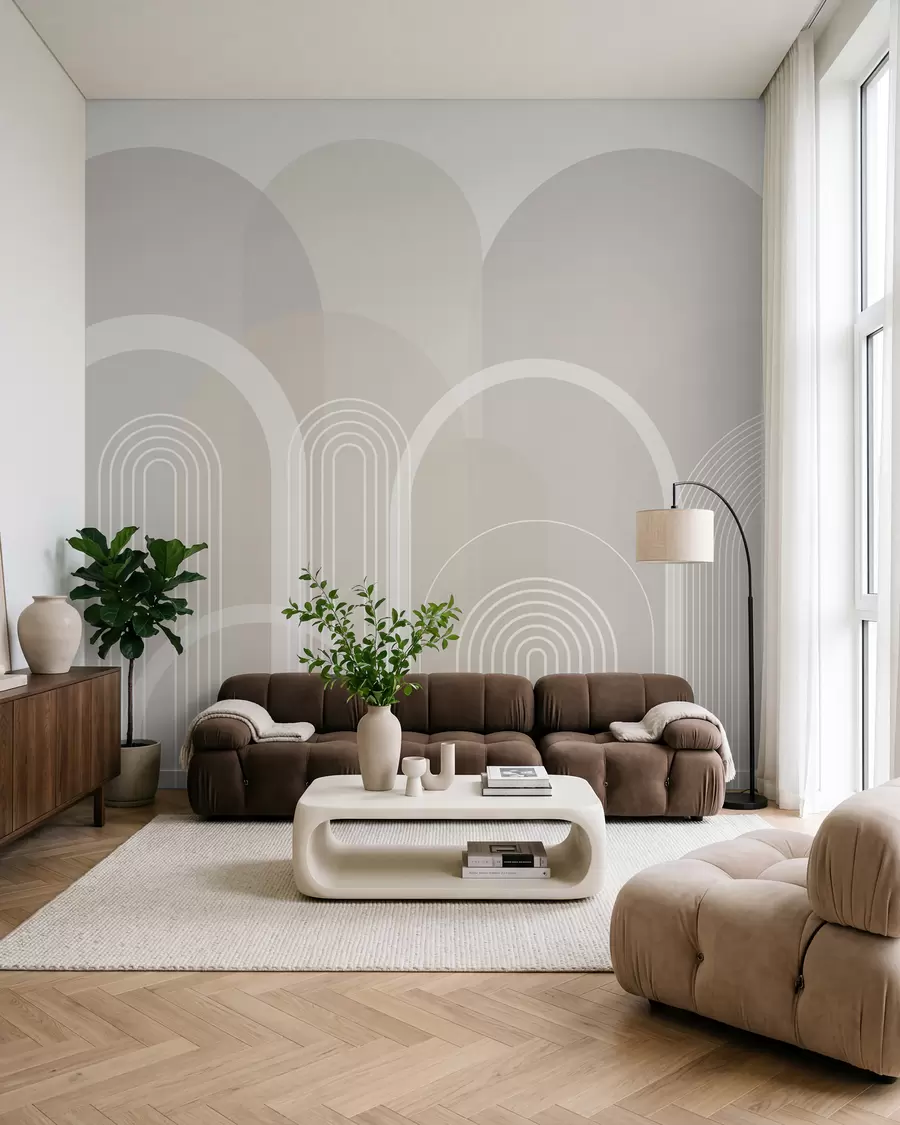 murales de pared Arcos geométricos boho w02935v1