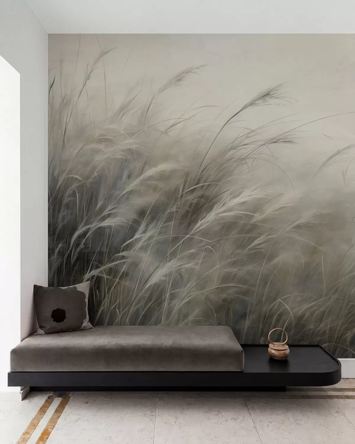 murales de pared Prado al viento en arena w02985