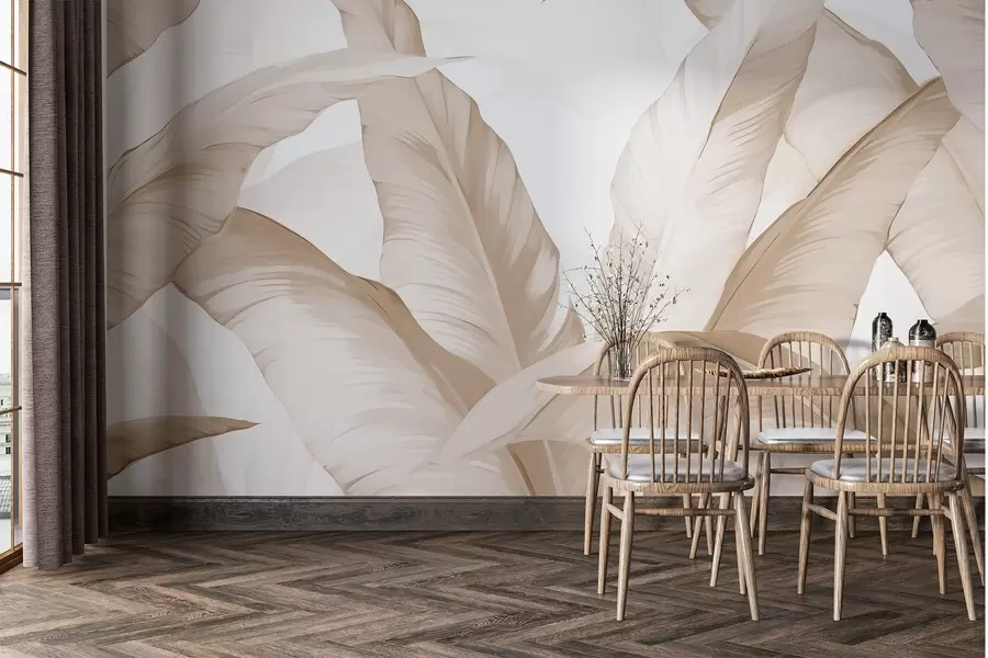 Murales de pared Hojas de plátano w02999v2 murales de pared Hojas de plátano w02999v2