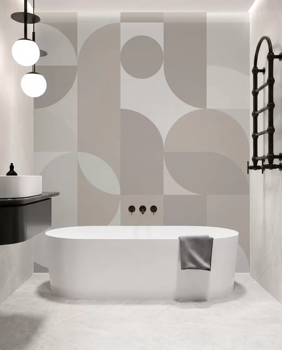 murales de pared Elegante tendencia geométrica w03058
