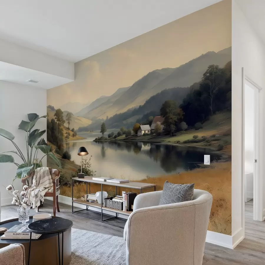 murales de pared Tranquilidad paisajística w03331