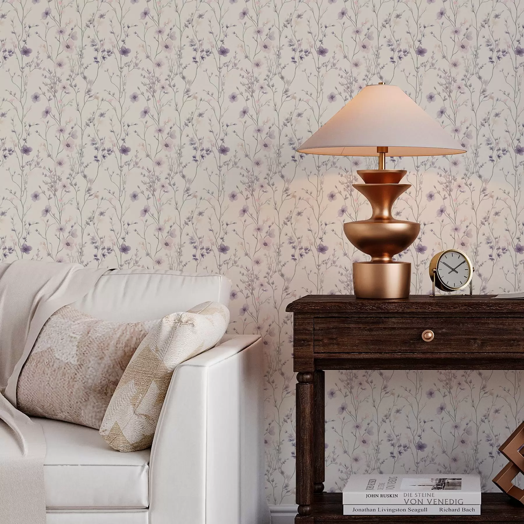 murales de pared Pequeñas flores silvestres de tallos finos a00003v1