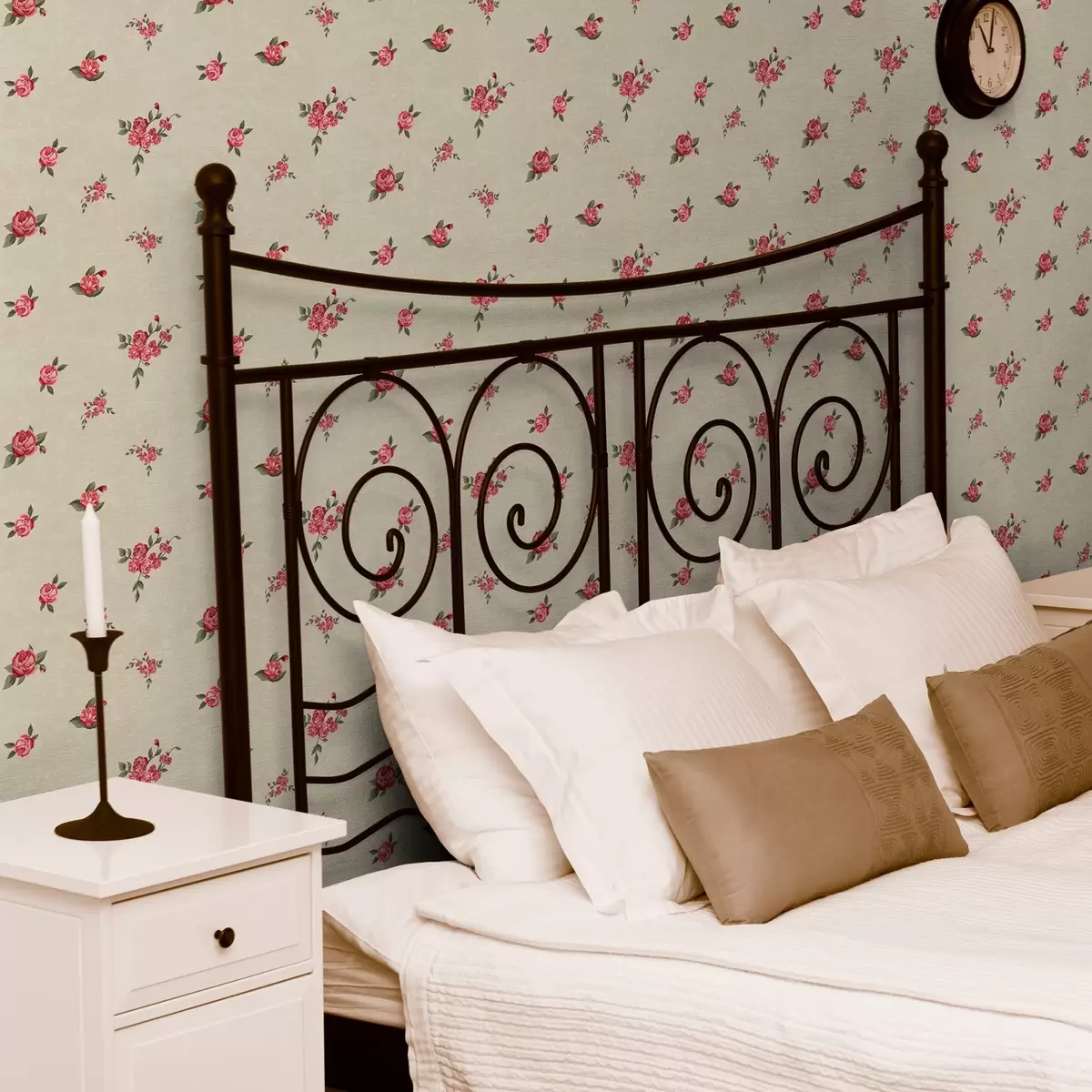 Papel pintado Rosas sobre fondo claro a00039
