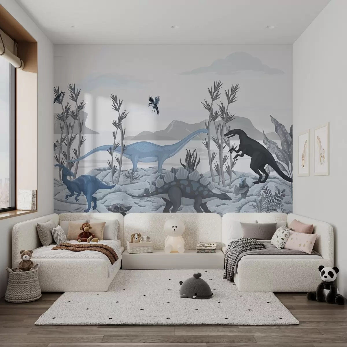 murales de pared Dinosaurios w03562v2
