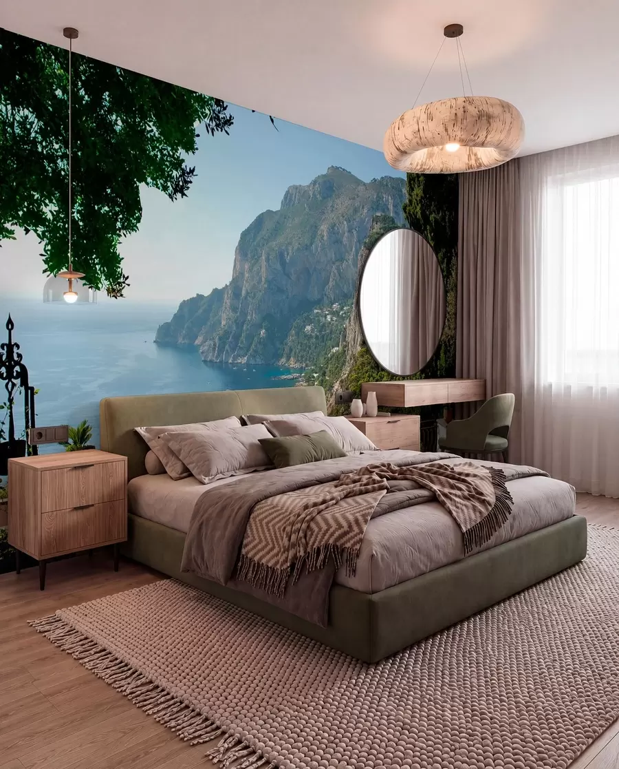 murales de pared paisaje mediterraneo u53438