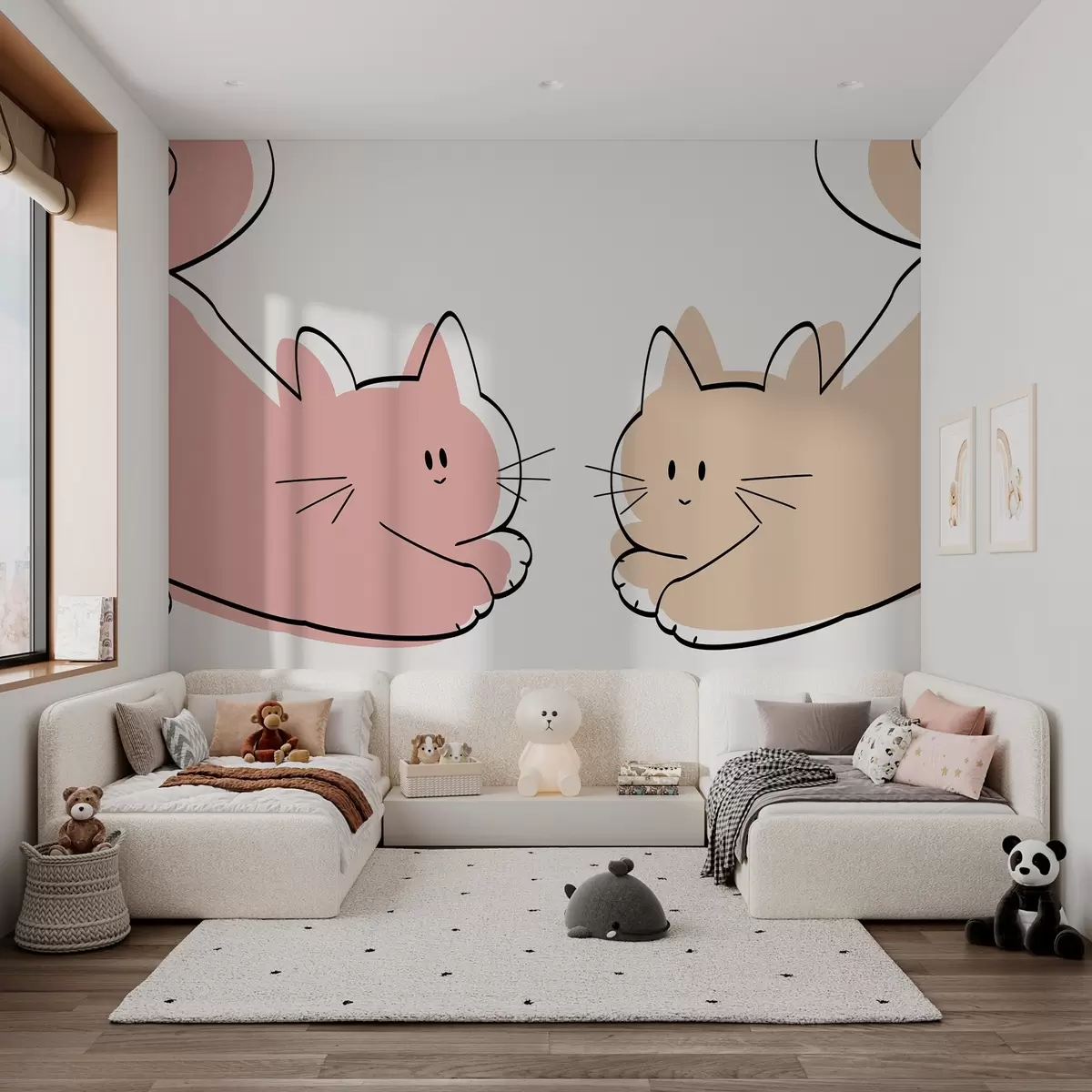 murales de pared Gatitos w03564