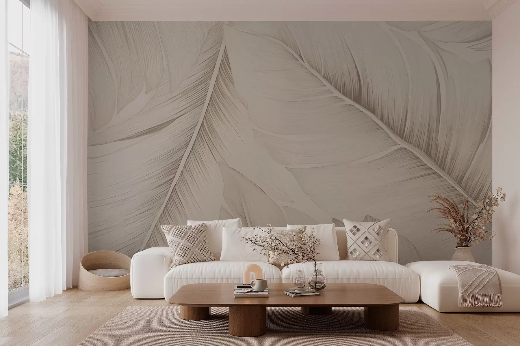 murales de pared Hojas w03610