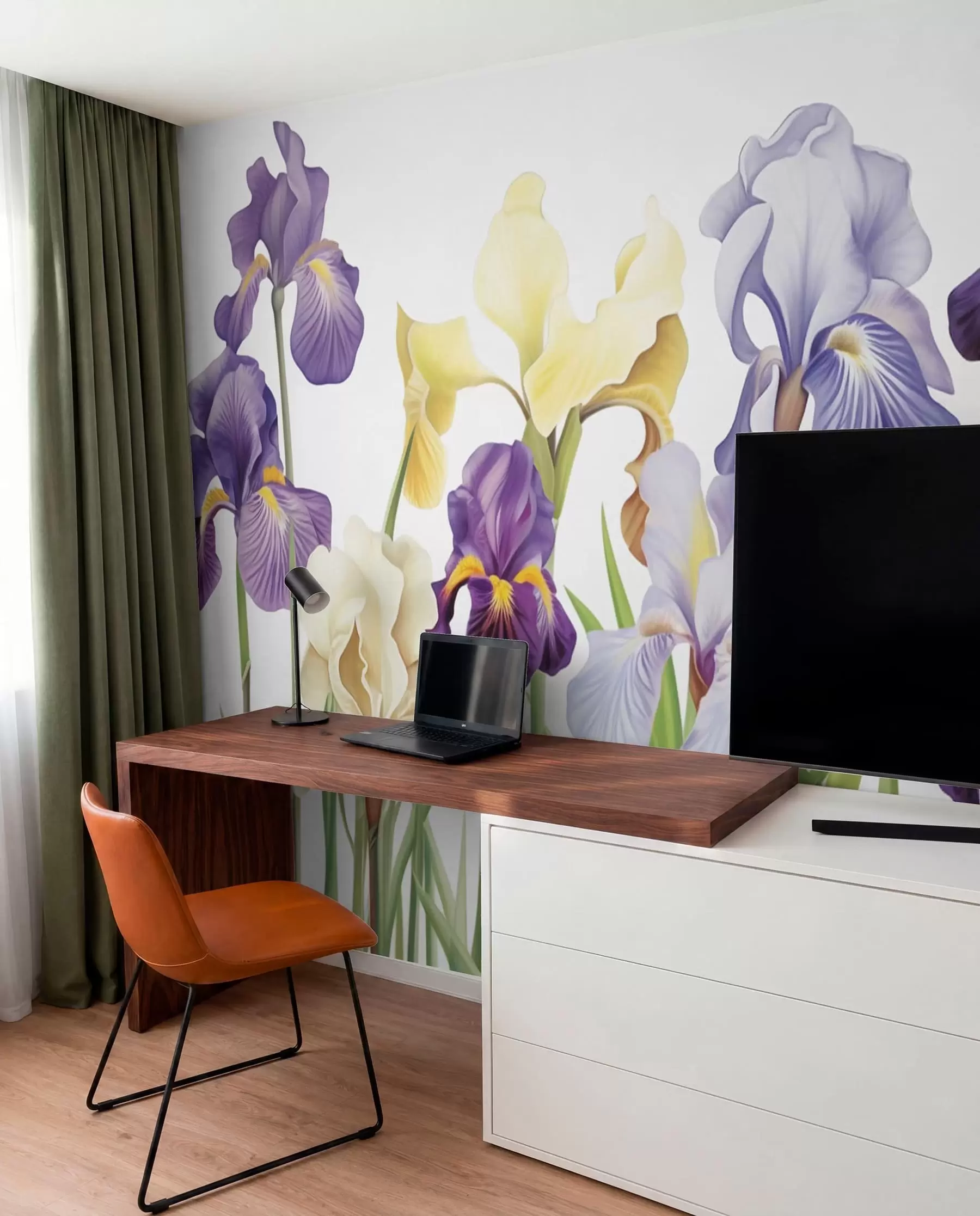 murales de pared Flores de lirio w03641
