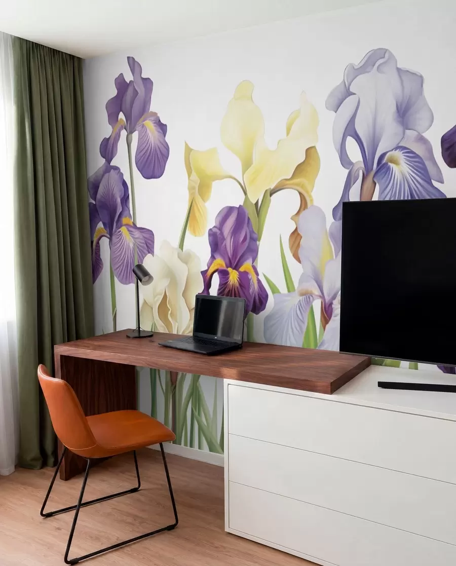 murales de pared Flores de lirio w03641