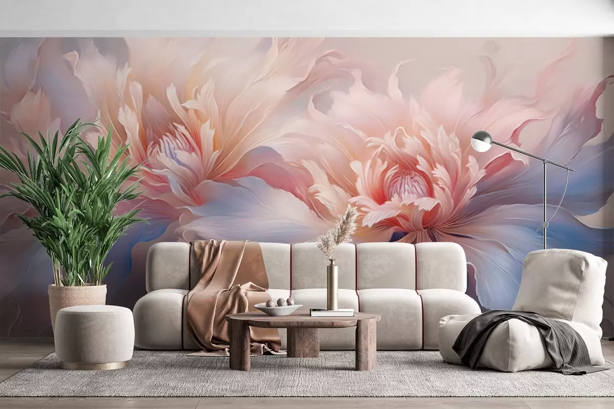 murales de pared Pétalos delicados w03689