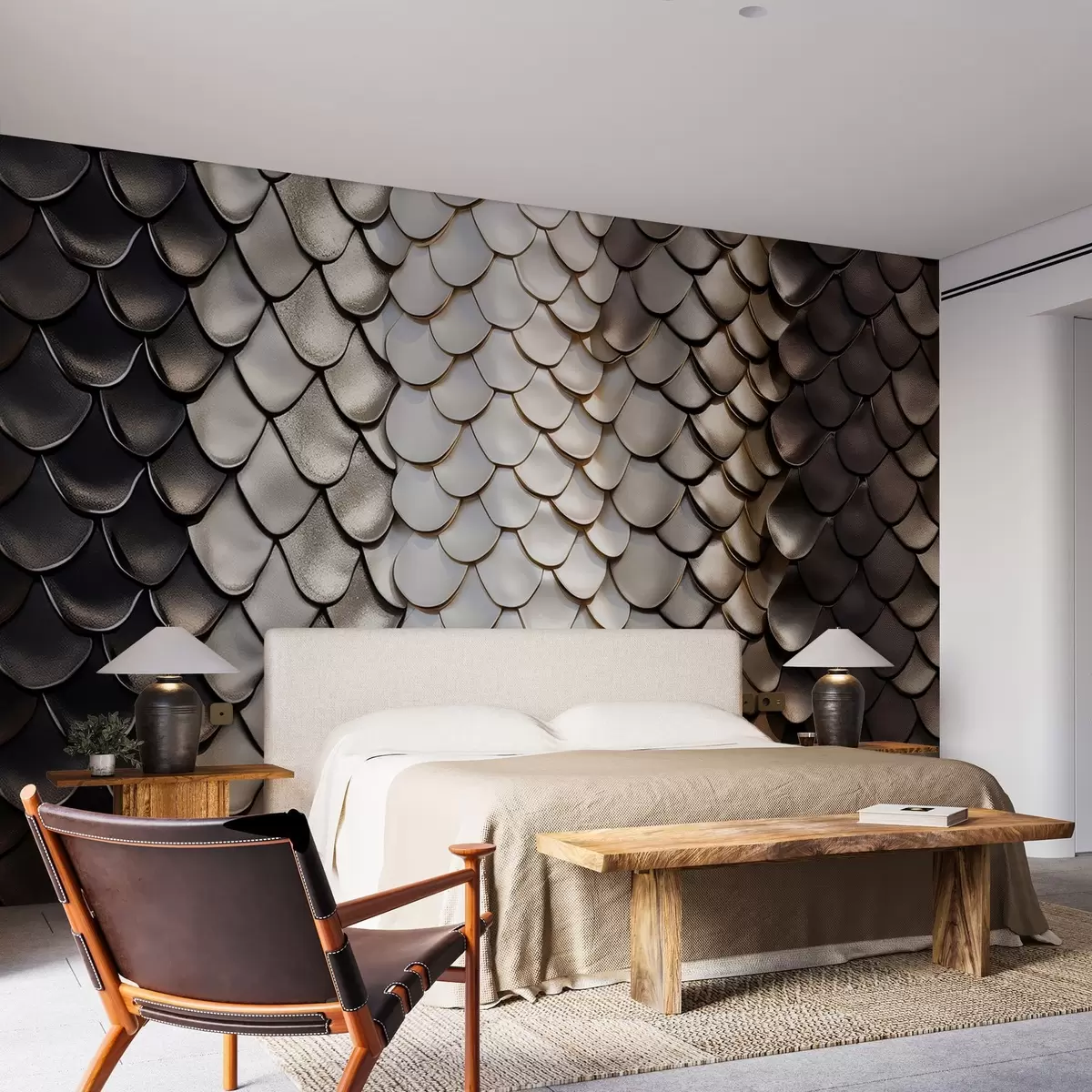 murales de pared Una textura inusual pintada w03826