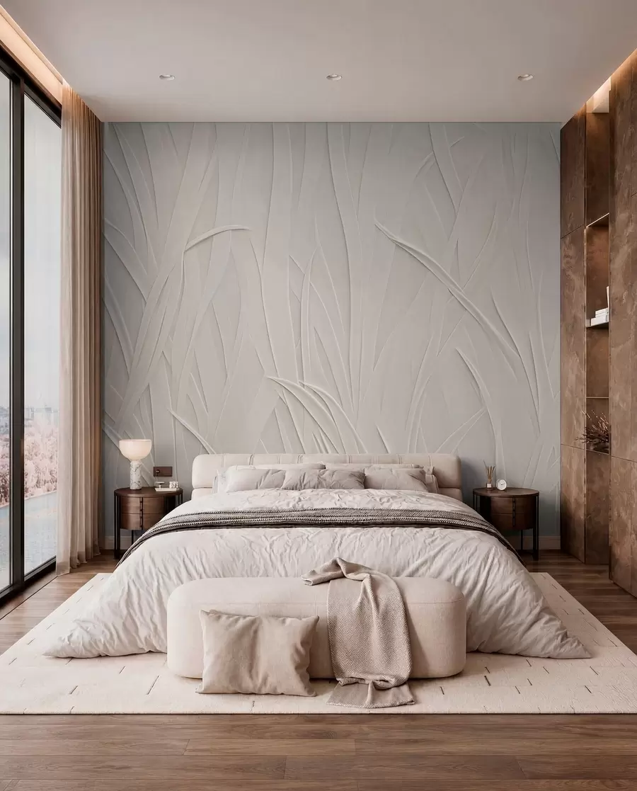 murales de pared Líneas curvas w03985