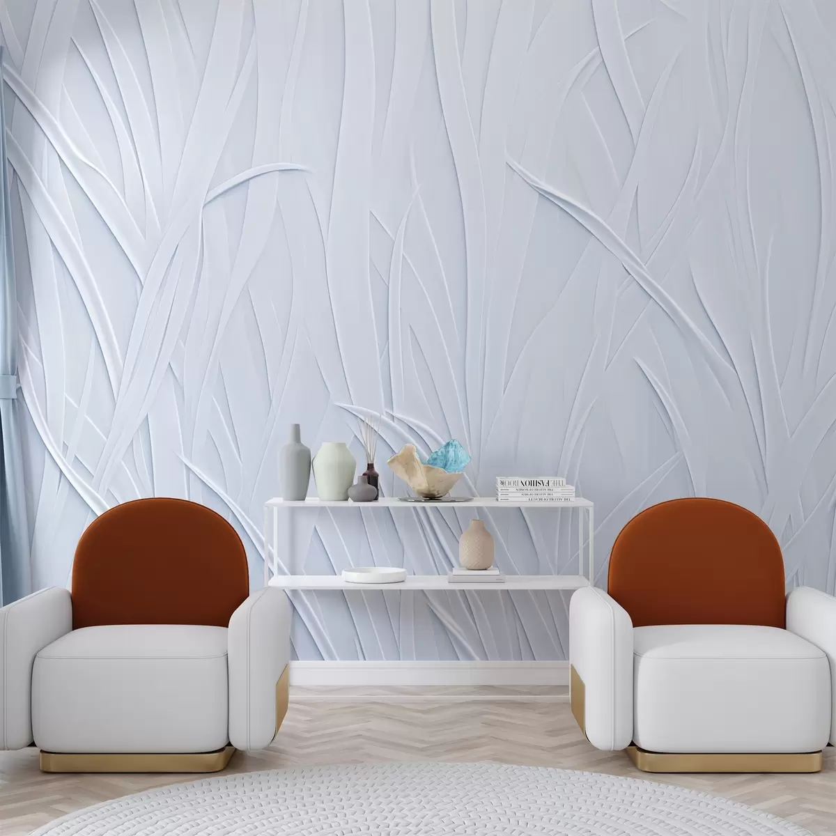 Murales de pared Líneas curvas w03985v1 murales de pared Líneas curvas w03985v1