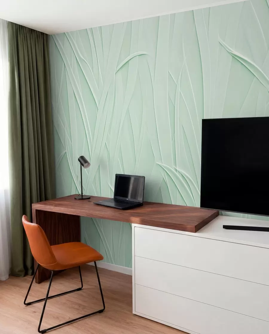murales de pared Líneas curvas w03985v2