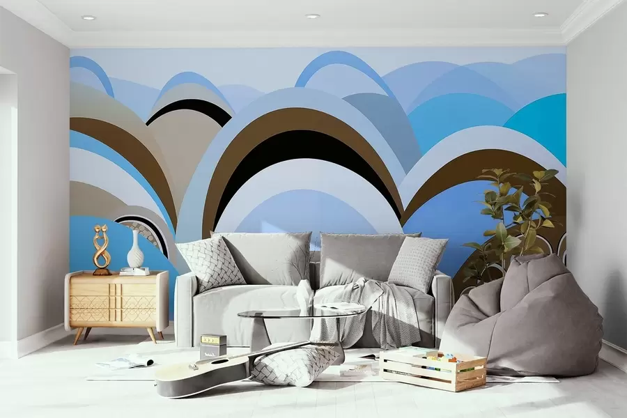 Murales de pared Arcos abstractos w04021v1 murales de pared Arcos abstractos w04021v1