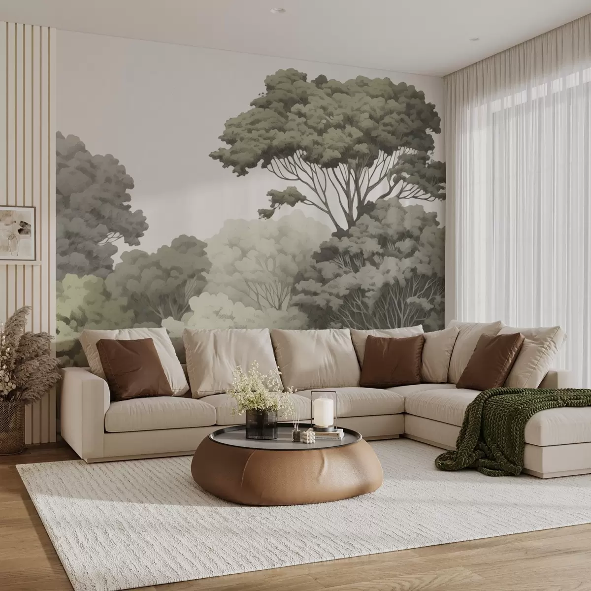 Murales de pared Coronas forestales w04044v2 murales de pared Coronas forestales w04044v2