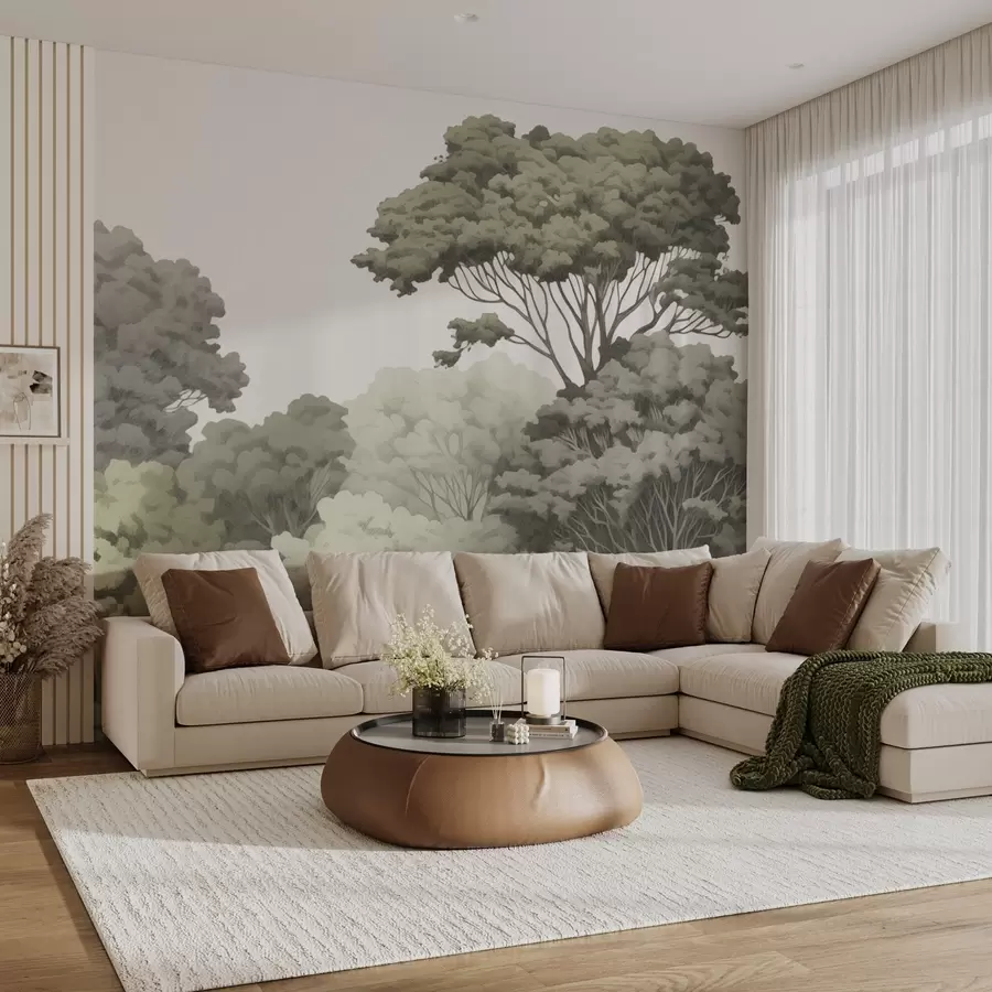 Murales de pared Coronas forestales w04044v2 murales de pared Coronas forestales w04044v2