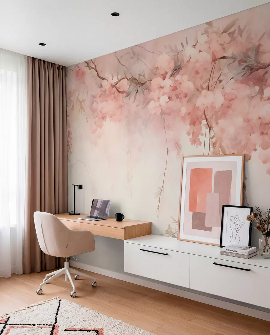 murales de pared Sucursal de primavera w09172
