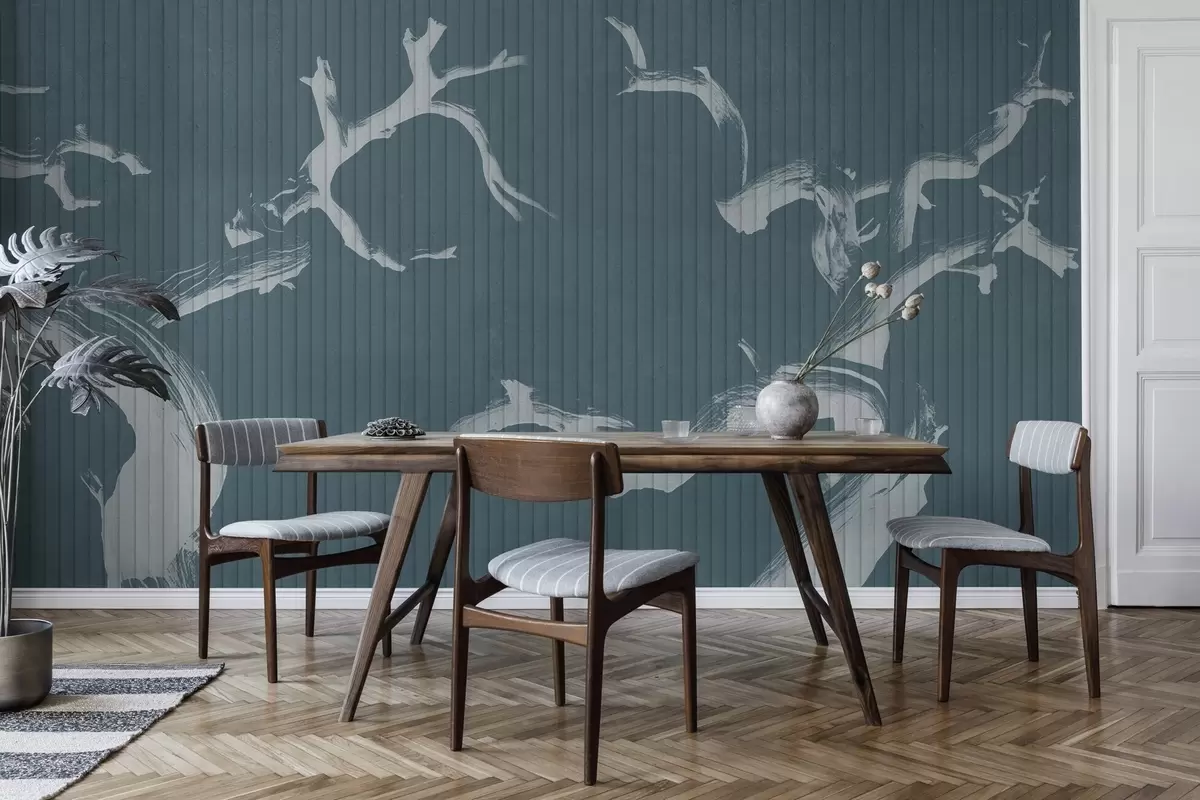 Murales de pared Graciosas siluetas de árboles w04131v2 murales de pared Graciosas siluetas de árboles w04131v2