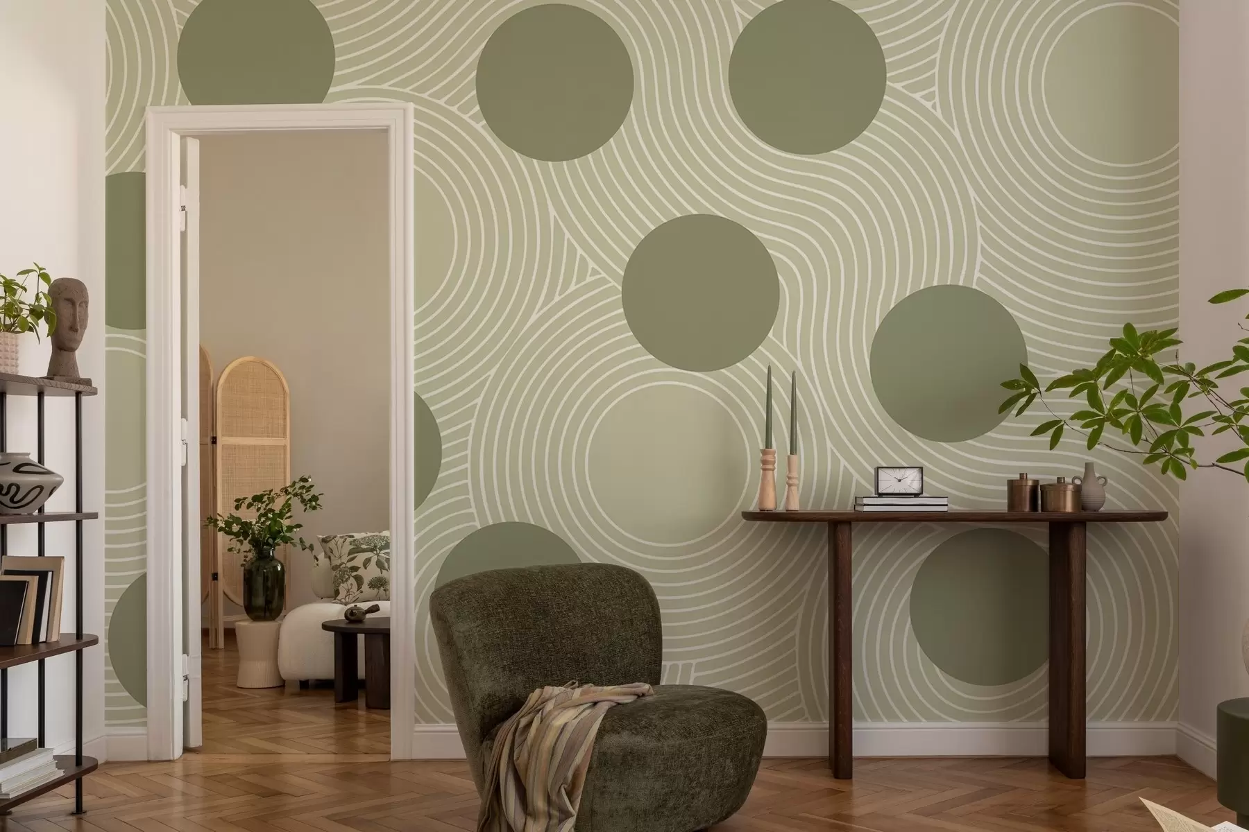 murales de pared Armonía geométrica w04185v2