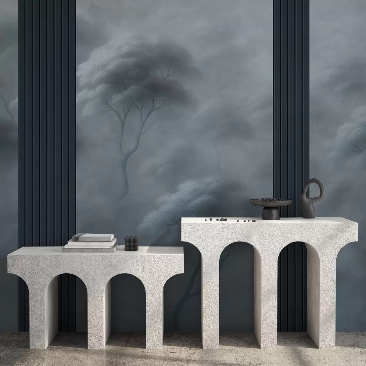 Murales de pared El bosque se une al arte del panel w04187v2 murales de pared El bosque se une al arte del panel w04187v2