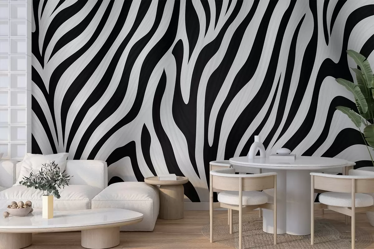 murales de pared Motivo de cebra w04214