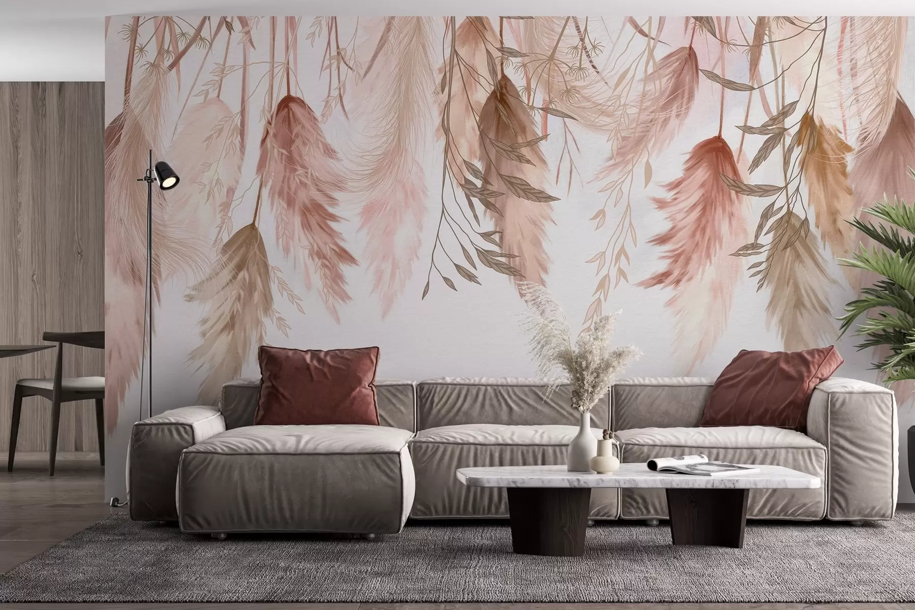 Murales de pared Flores secas w04253 murales de pared Flores secas w04253