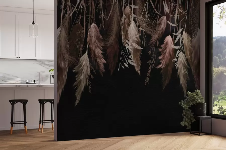 Murales de pared Flores secas w04253v1 murales de pared Flores secas w04253v1