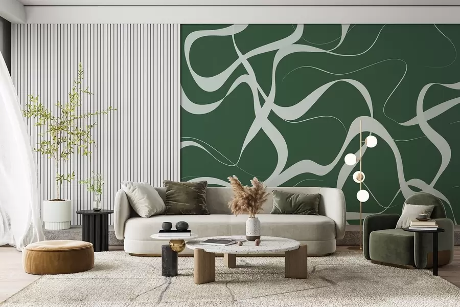 Murales de pared Líneas onduladas w04223v2 murales de pared Líneas onduladas w04223v2