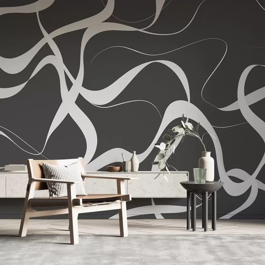 Murales de pared Líneas onduladas w04223v1 murales de pared Líneas onduladas w04223v1