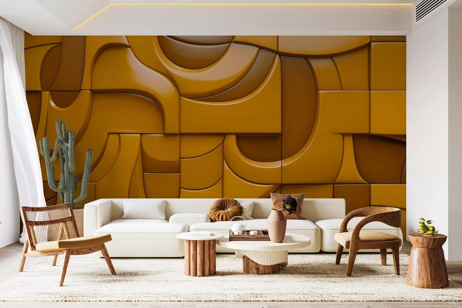 murales de pared Pared pintada en relieve w04321