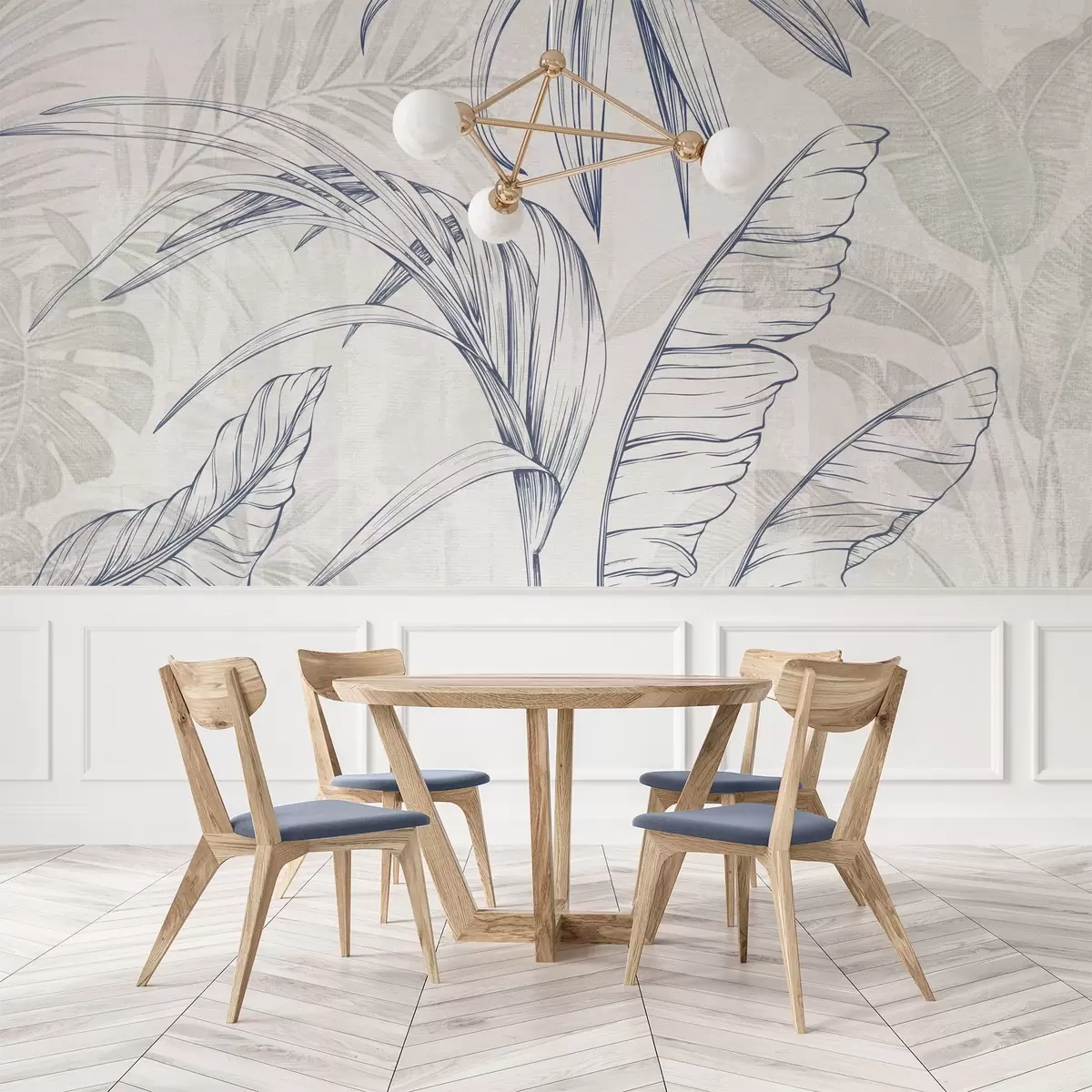 Murales de pared Hojas sobre fondo con imitación de desenfoque y textura w04362v1 murales de pared Hojas sobre fondo con imitación de desenfoque y textura w04362v1