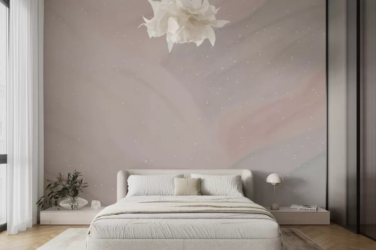 murales de pared Patrón de acuarela en estilo boho u71768