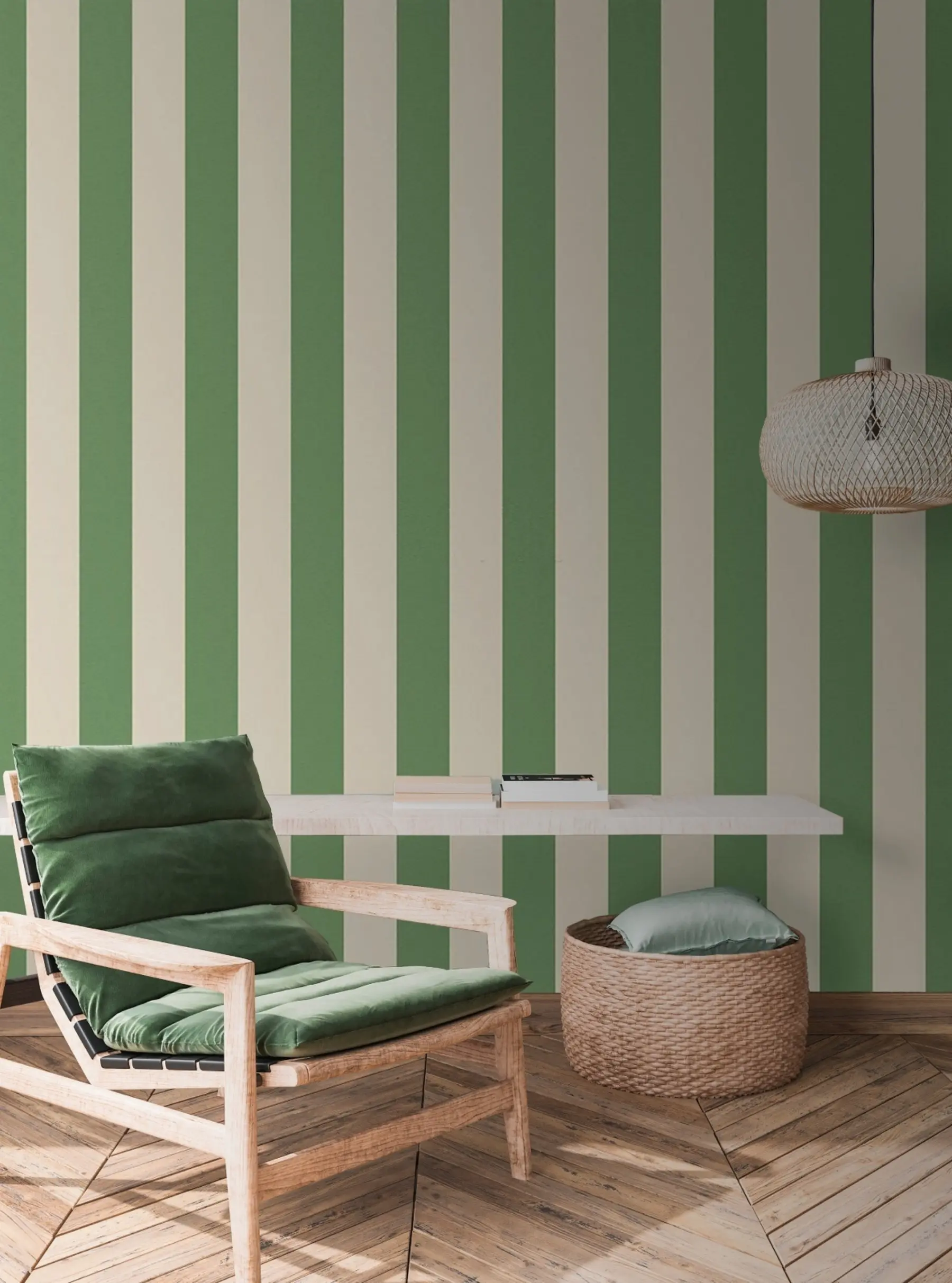 murales de pared Rayas de oliva u71654