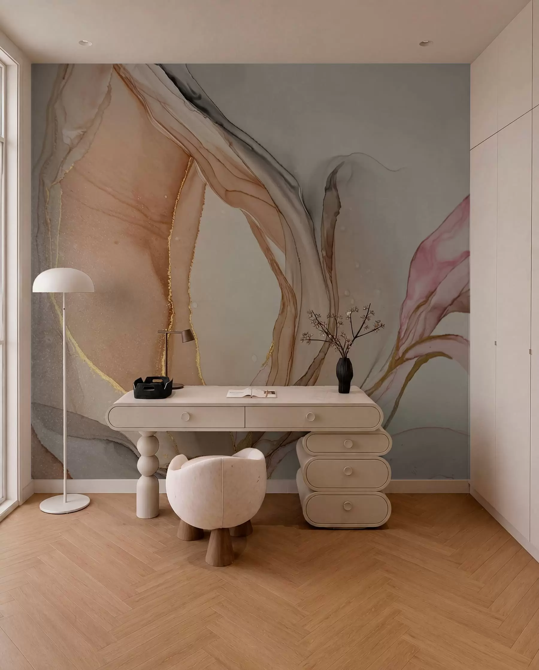 murales de pared Pinturas líquidas, efecto mármol u71828