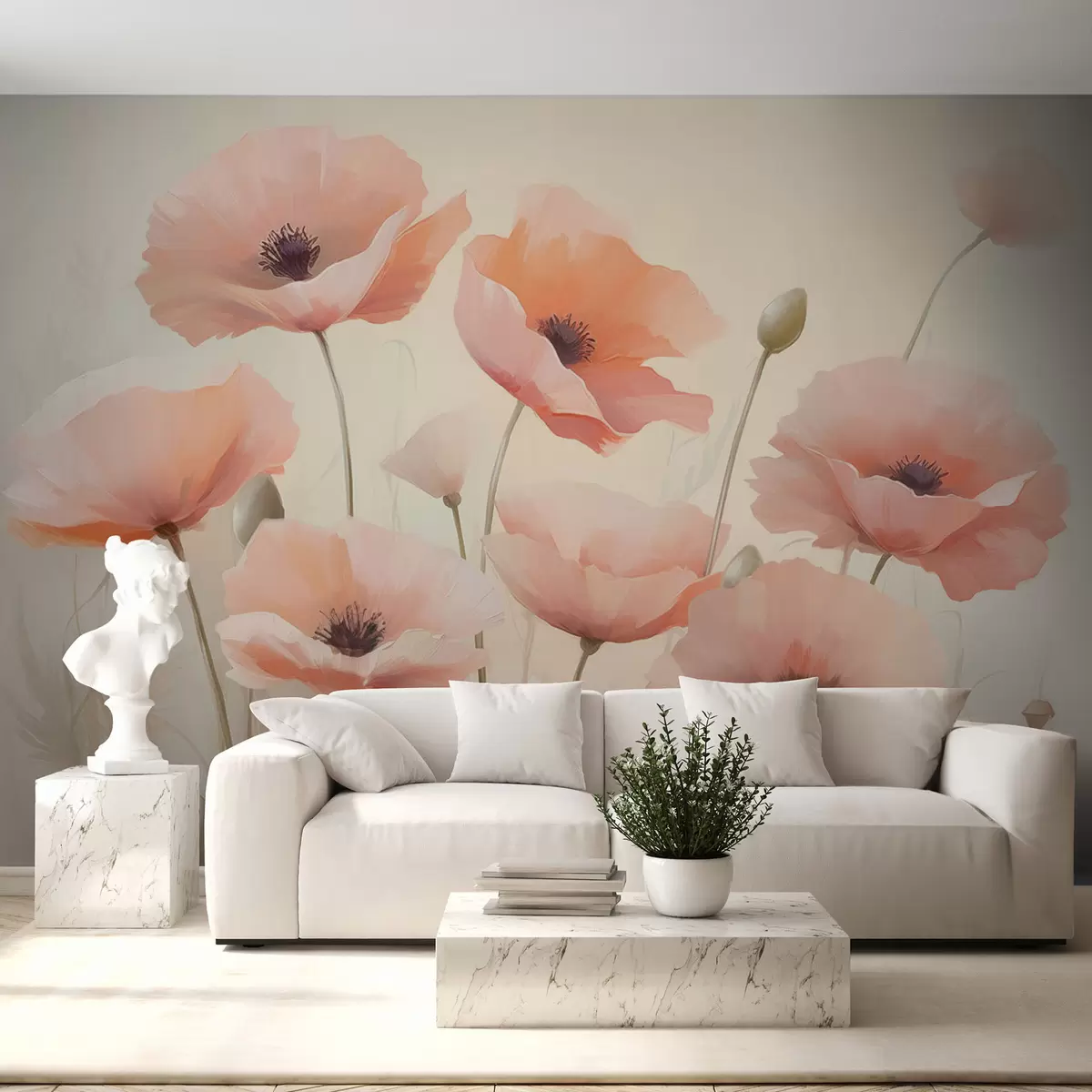 murales de pared Amapolas w04462