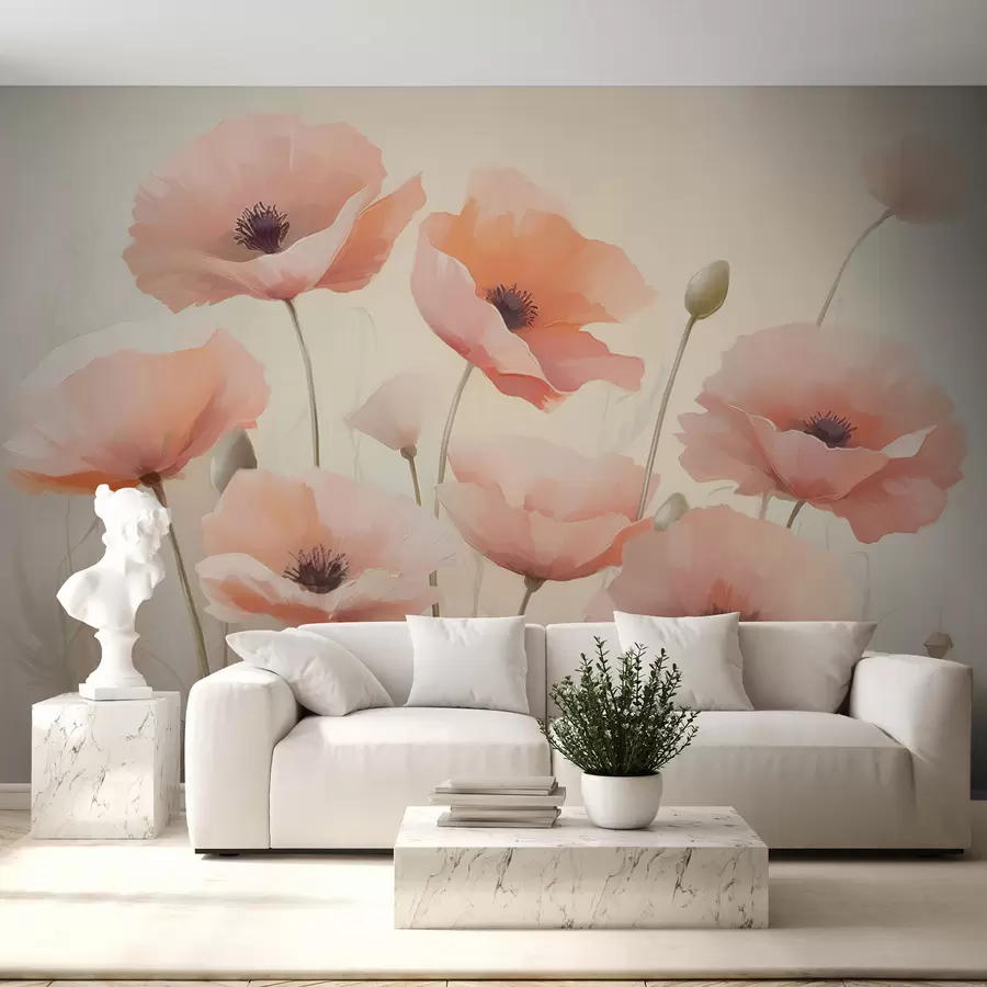 murales de pared Amapolas w04462