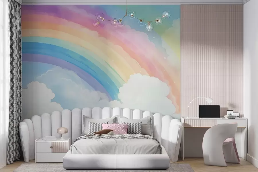 murales de pared Arco iris en el cielo w04487