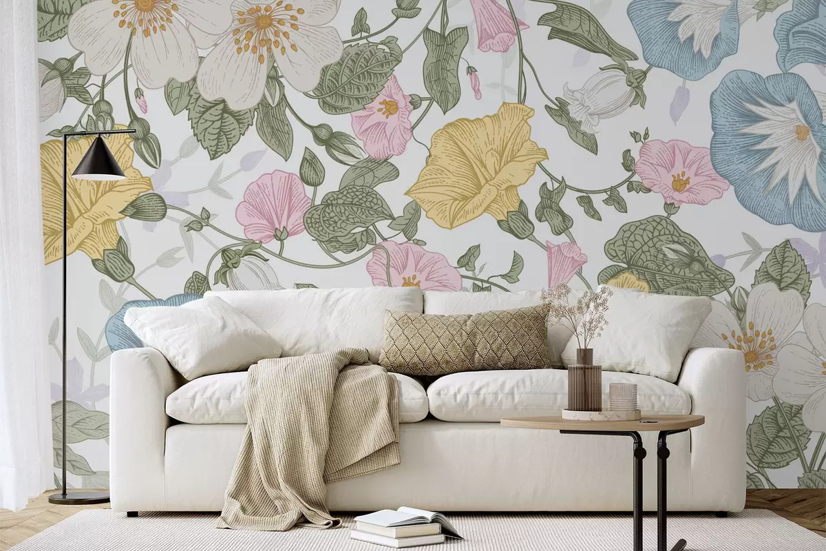 murales de pared Flores w04490