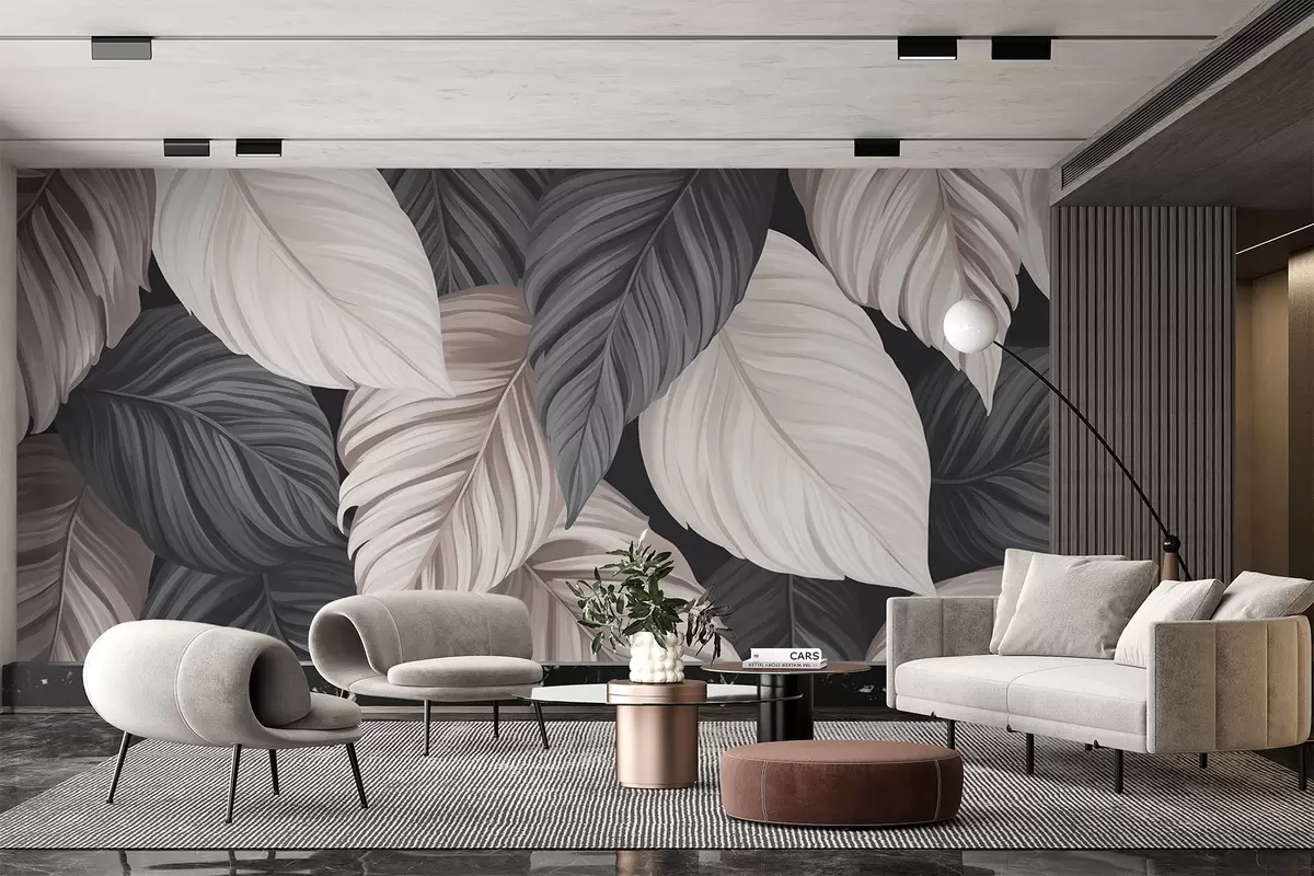 murales de pared Hojas colgantes w04477