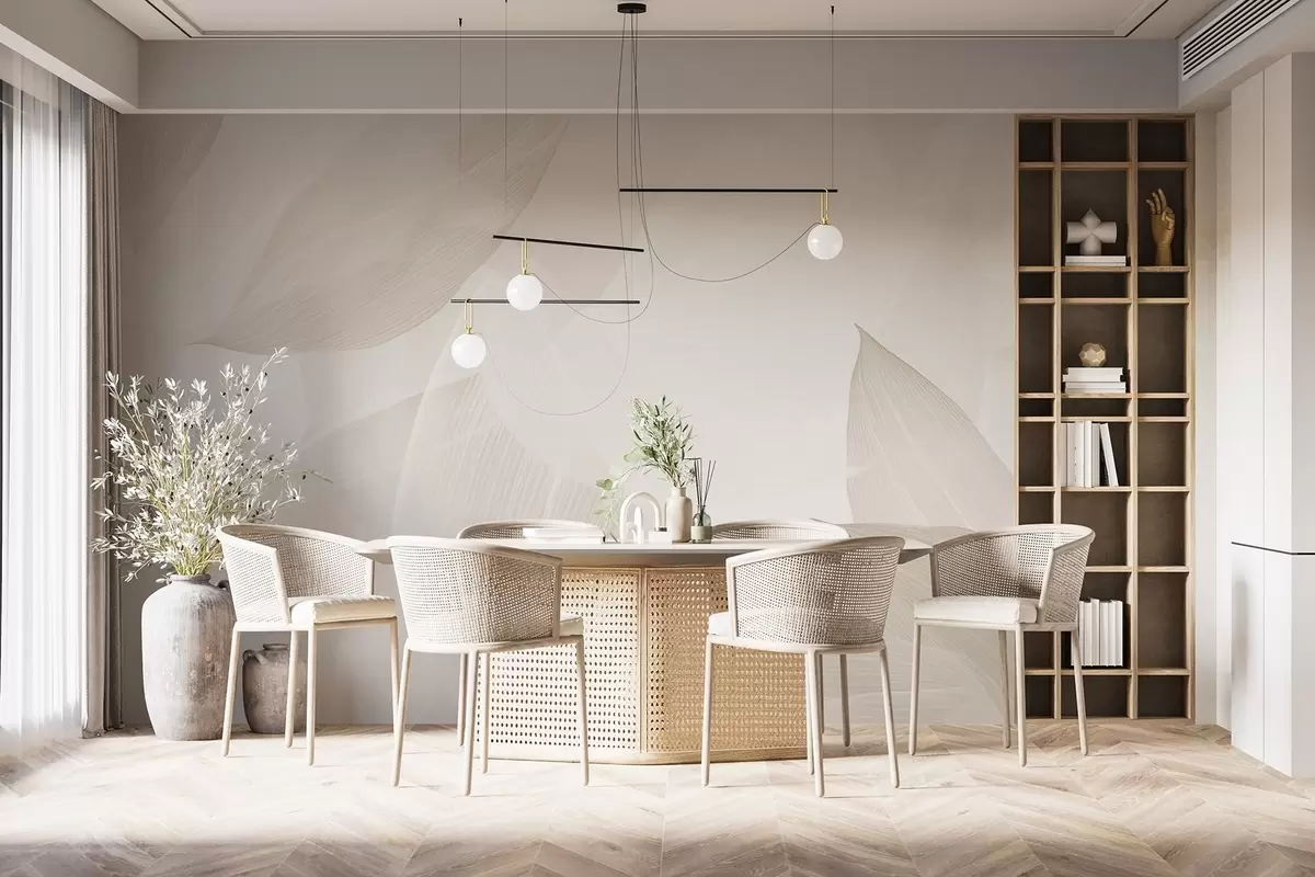 Murales de pared Hojas afiladas w04517v1 murales de pared Hojas afiladas w04517v1