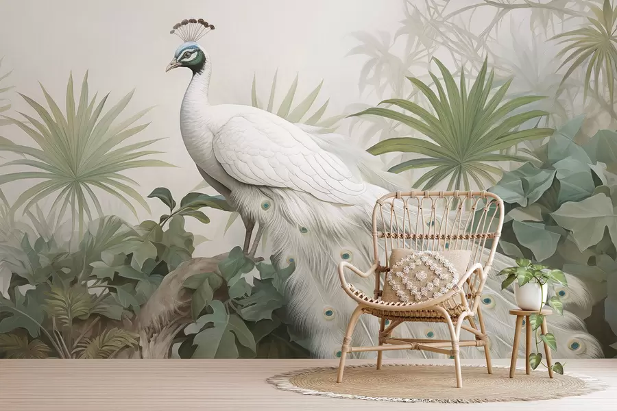 Murales de pared Pavo real w04595 murales de pared Pavo real w04595