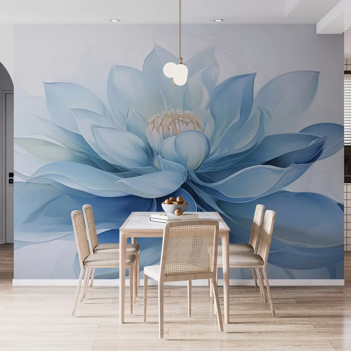 murales de pared El misterio de la flor w04563