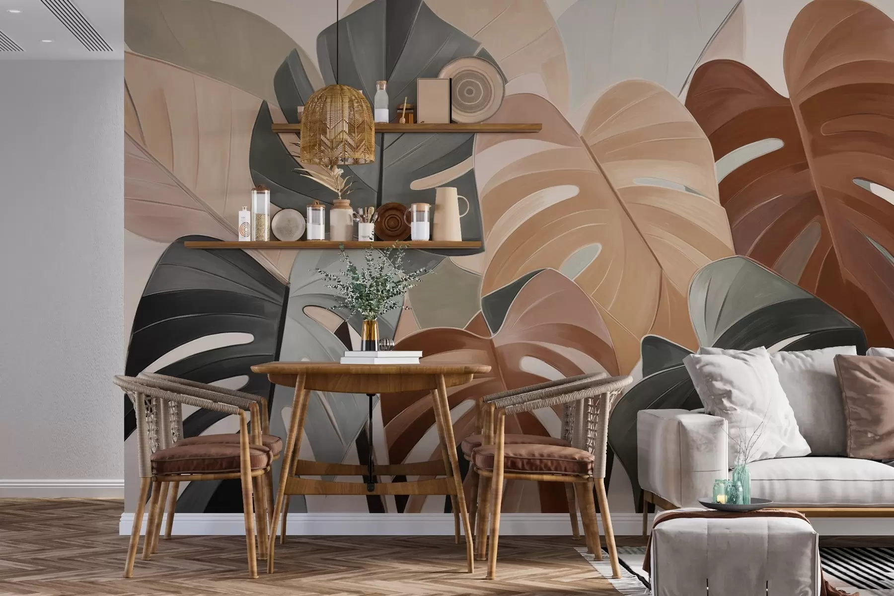 murales de pared Ritmo frondoso w04568v2