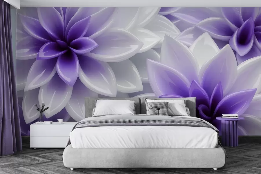 murales de pared Sinfonía floral w04571