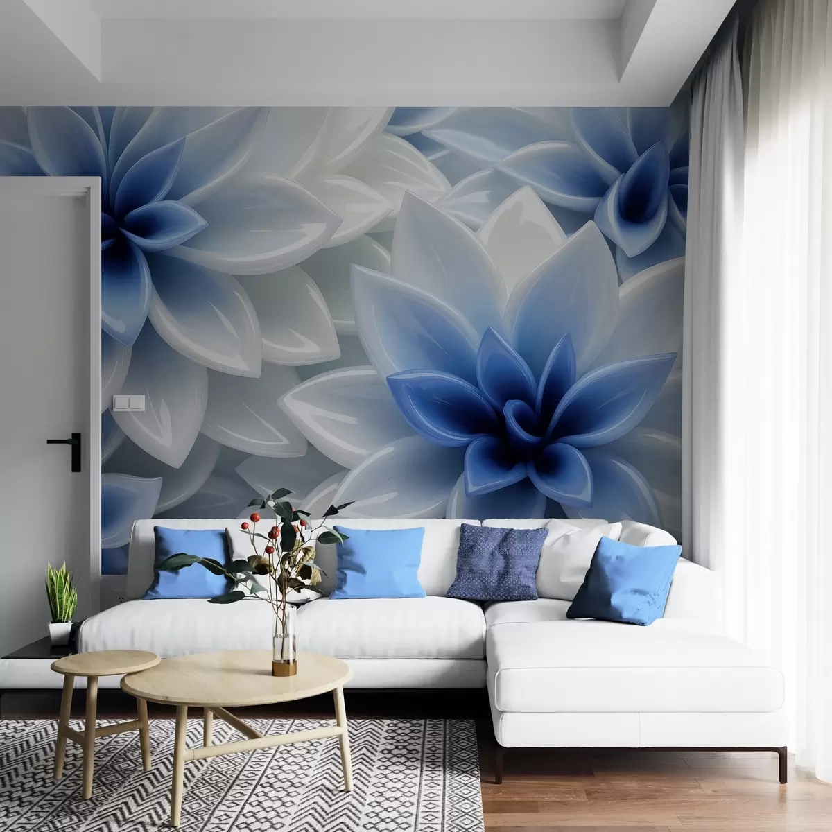 Murales de pared Sinfonía floral w04571v1 murales de pared Sinfonía floral w04571v1